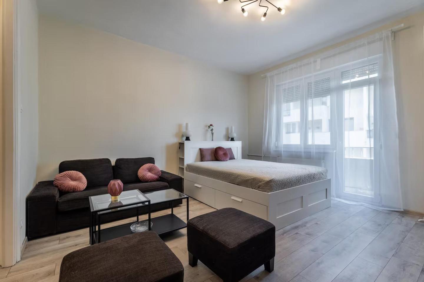 Apartamento Cabletownbuda - Design With Ac, Balcony Budapest